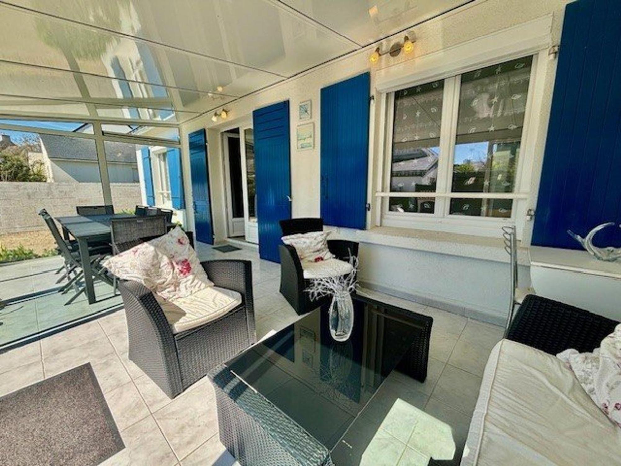 Maison Lumineuse A Quiberon, 90M², Avec Cour, Proche Plage, 6 Pers., Wifi, Animaux Acceptes, Classee 3* - Fr-1-478-76 ภายนอก รูปภาพ