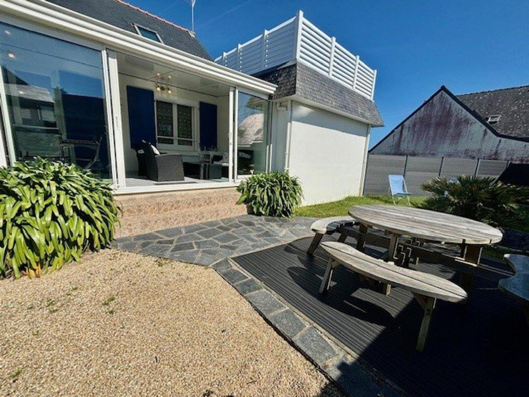 Maison Lumineuse A Quiberon, 90M², Avec Cour, Proche Plage, 6 Pers., Wifi, Animaux Acceptes, Classee 3* - Fr-1-478-76 ภายนอก รูปภาพ